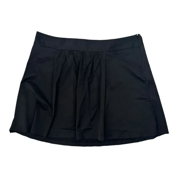Lane Bryant Skirt Plus Size 28 4X A-Line Satin Black Witch Goth Skater Grunge