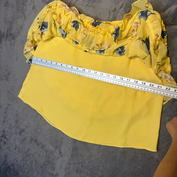 Lauren Ralph Lauren Floral Ruffle-Trim Georgette A-Line Mini Skirt Size 10 NWT