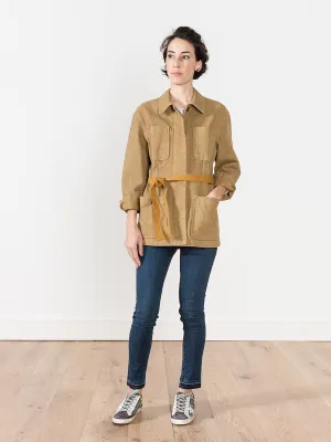 laz trench coat - ochre