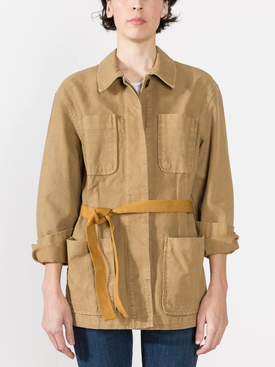 laz trench coat - ochre