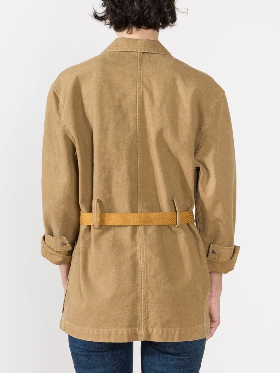 laz trench coat - ochre