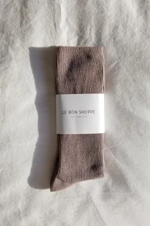 Le Bon Shoppe Trouser Socks (Trench Coat)