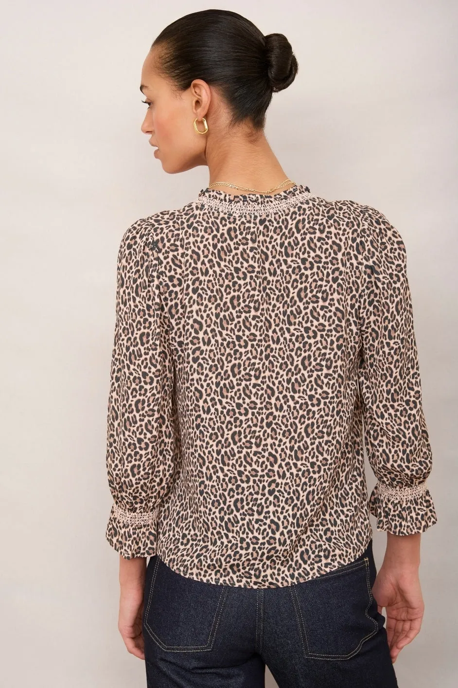 Lexi Blouse - Leopard