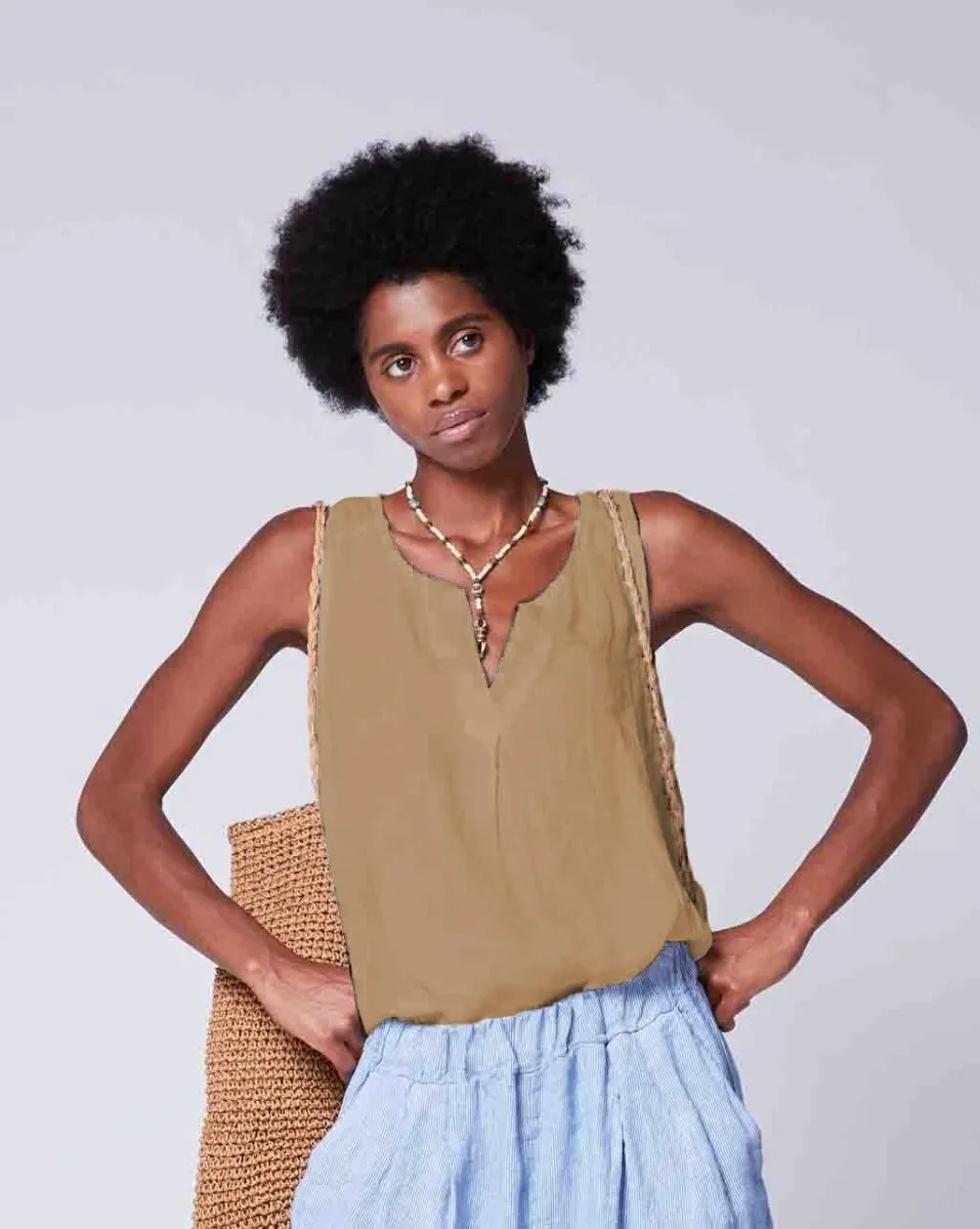 Linen Popover Tank