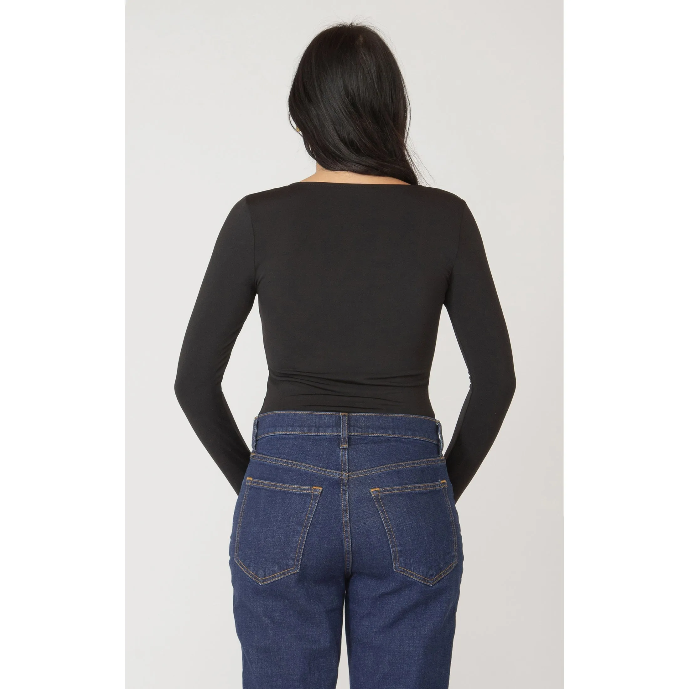 LS SQUARE NECK TOP