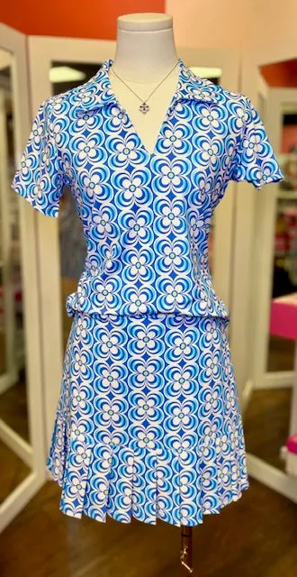 LuLu B Collar Top DGPT