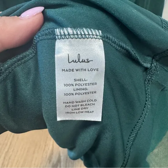 Lulus Vivid Imagination NWOT size XXL Emerald Green Cutout Maxi Dress