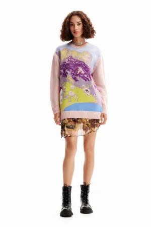 M. Christian Lacroix landscape pullover