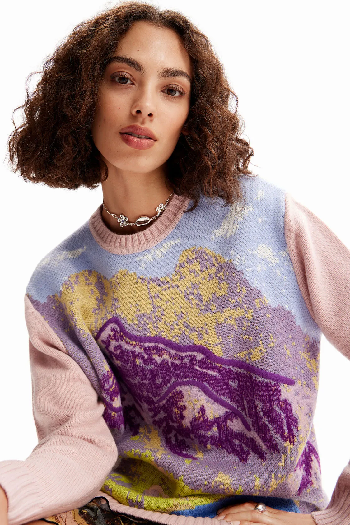M. Christian Lacroix landscape pullover