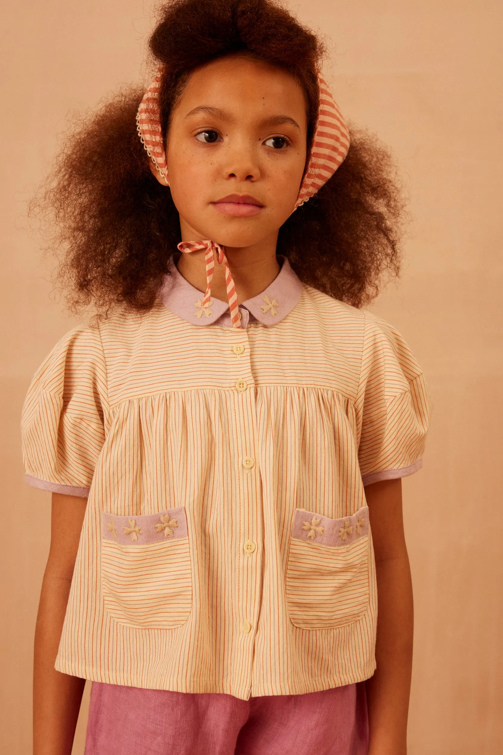 Mabel Blouse - Cazan Stripe
