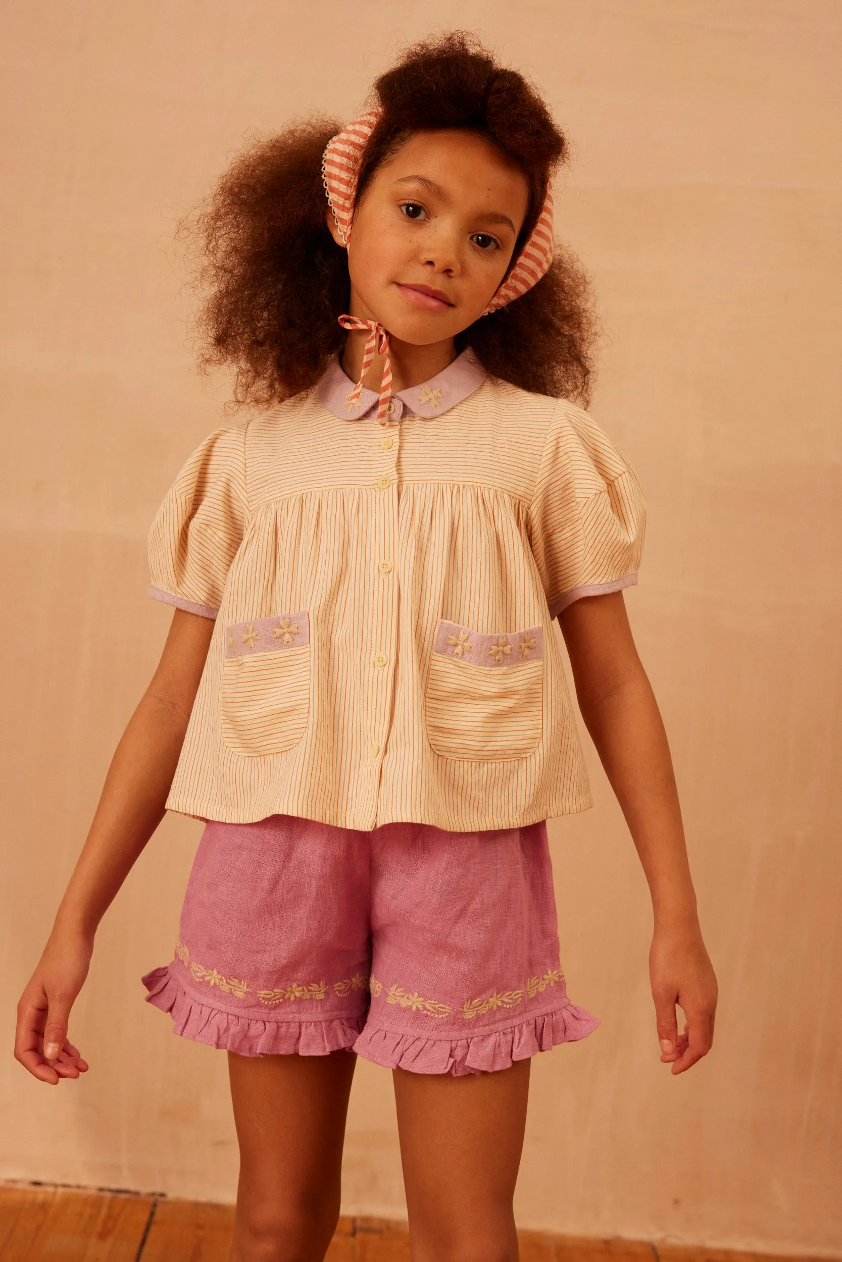 Mabel Blouse - Cazan Stripe