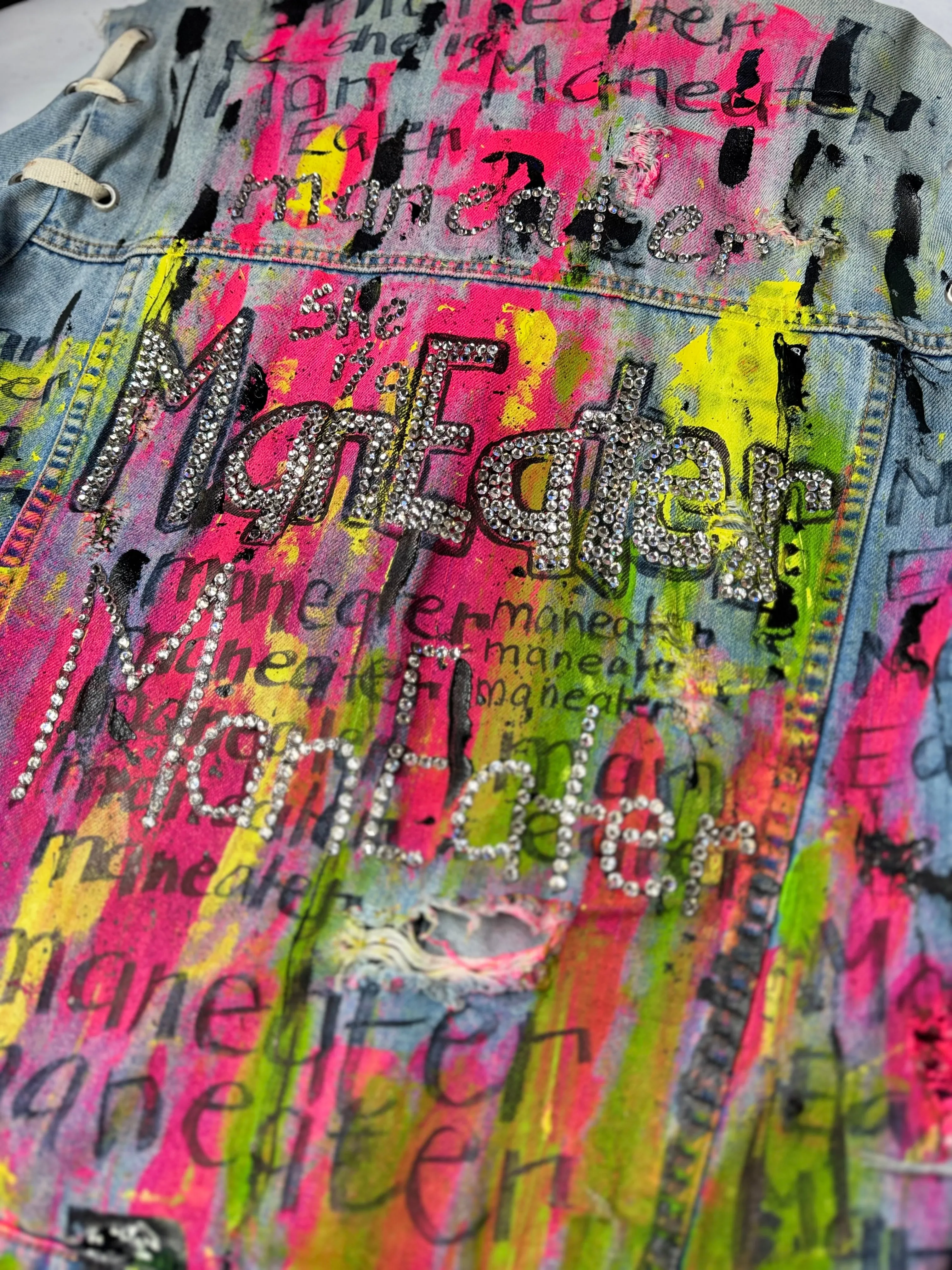ManEATER handpainted Jacket