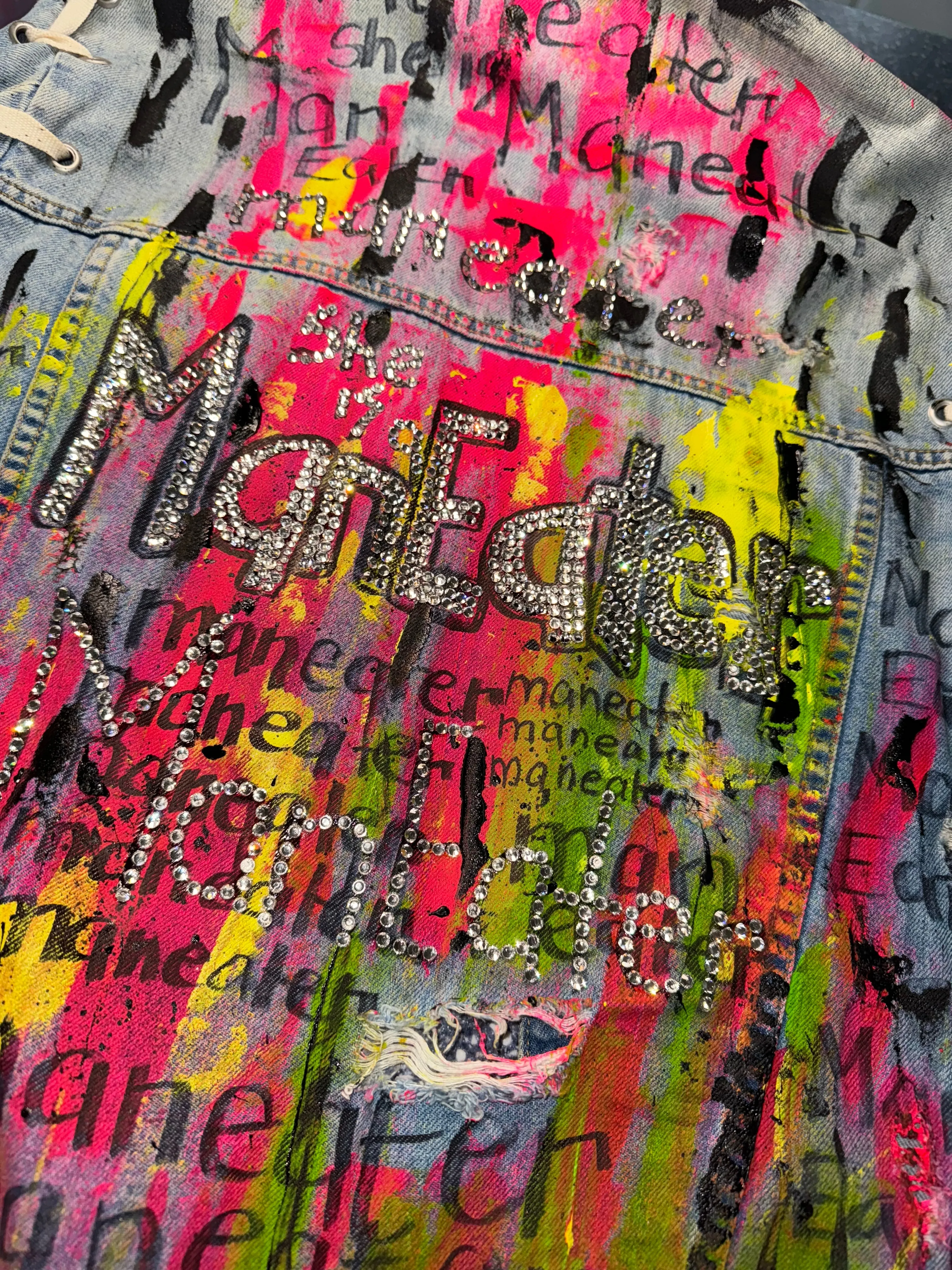 ManEATER handpainted Jacket