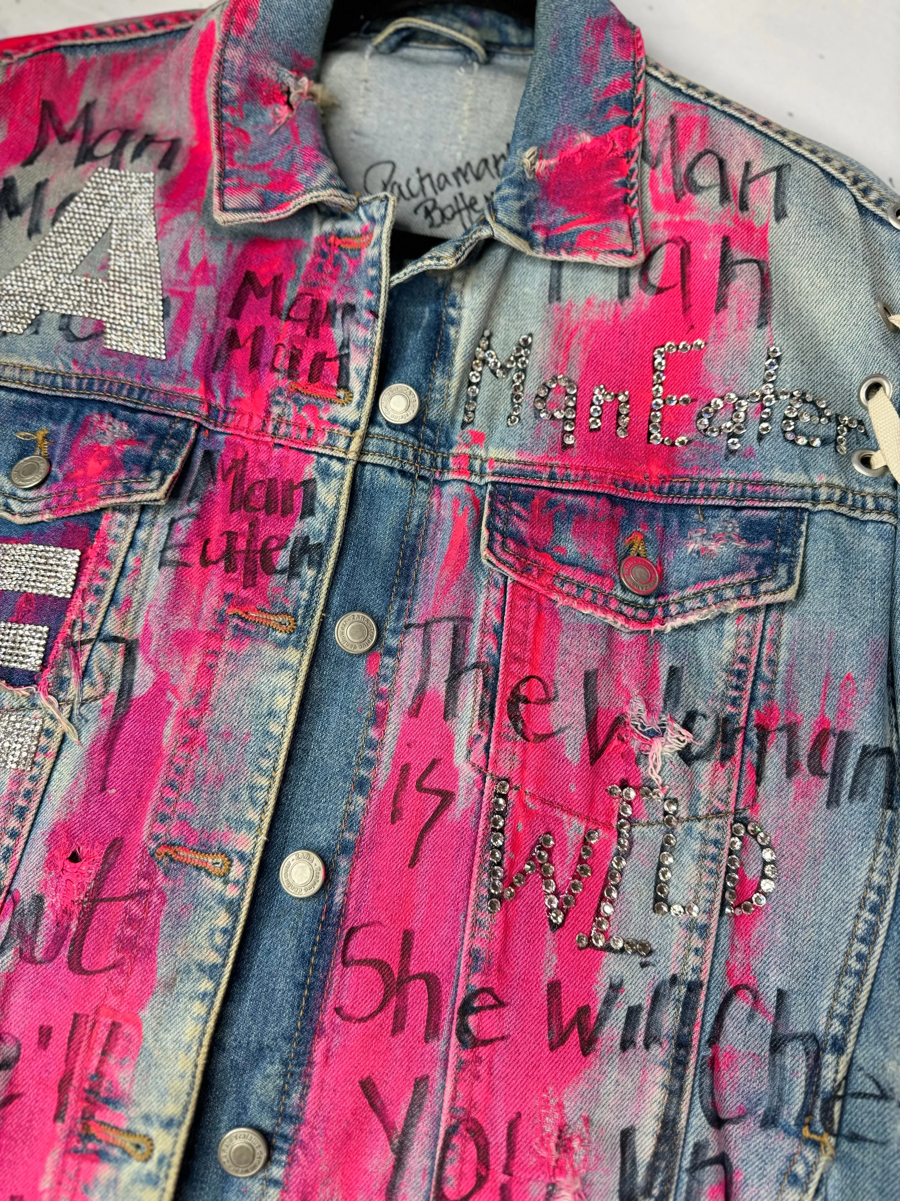 ManEATER handpainted Jacket