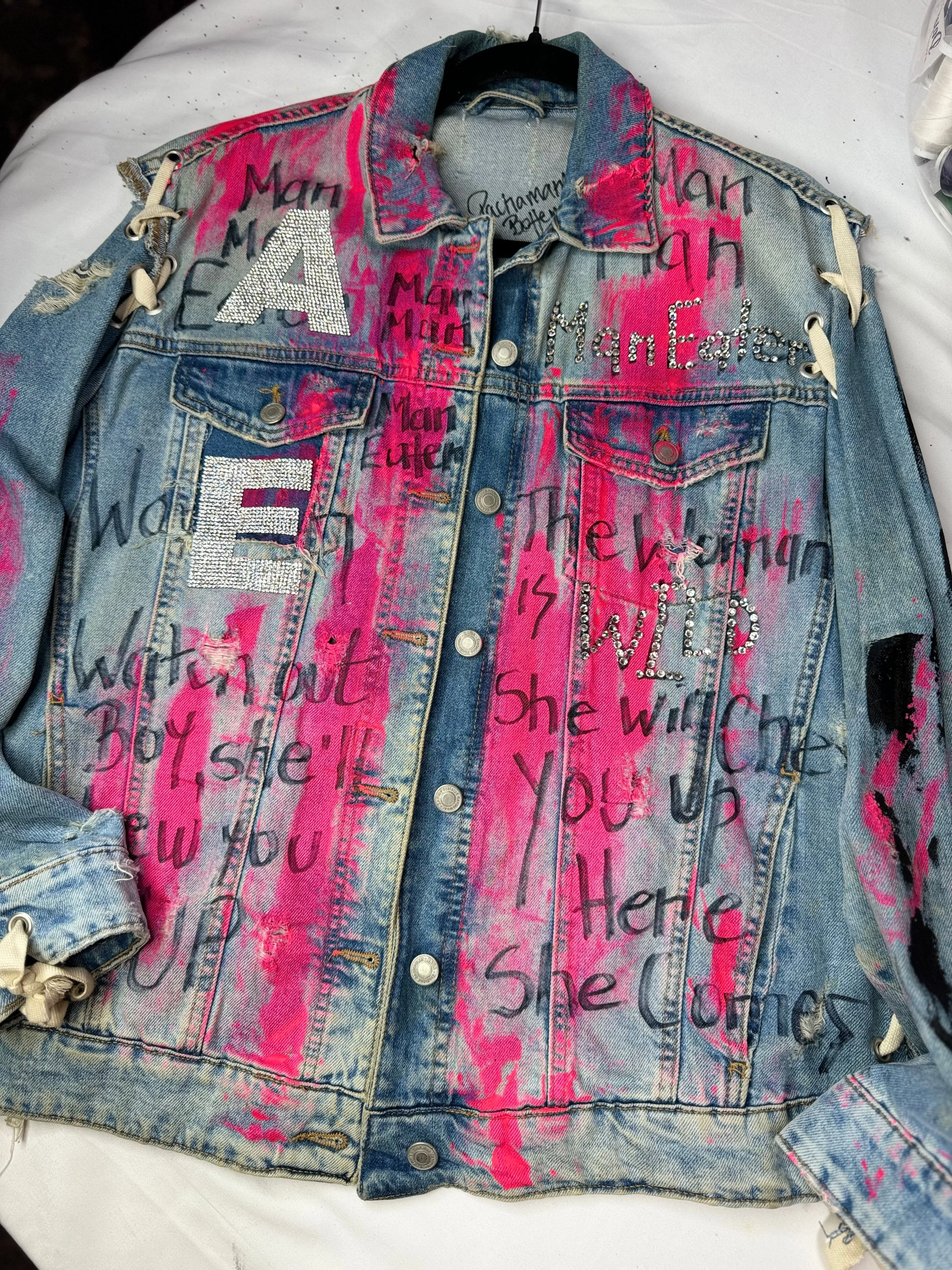 ManEATER handpainted Jacket