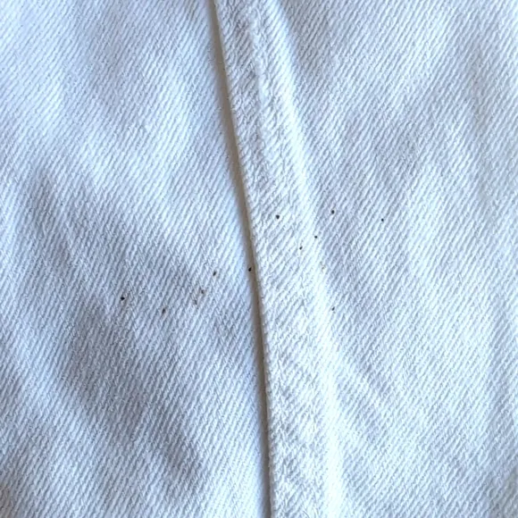 Marine Layer Gigi Long Sleeved White Denim Jean Jacket Women's Size XS