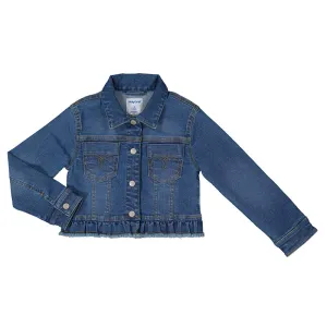 Mayoral Girls Denim Jacket - Medium Wash