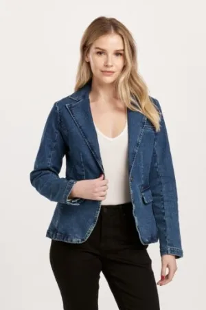 Minah Denim Blazer Jacket