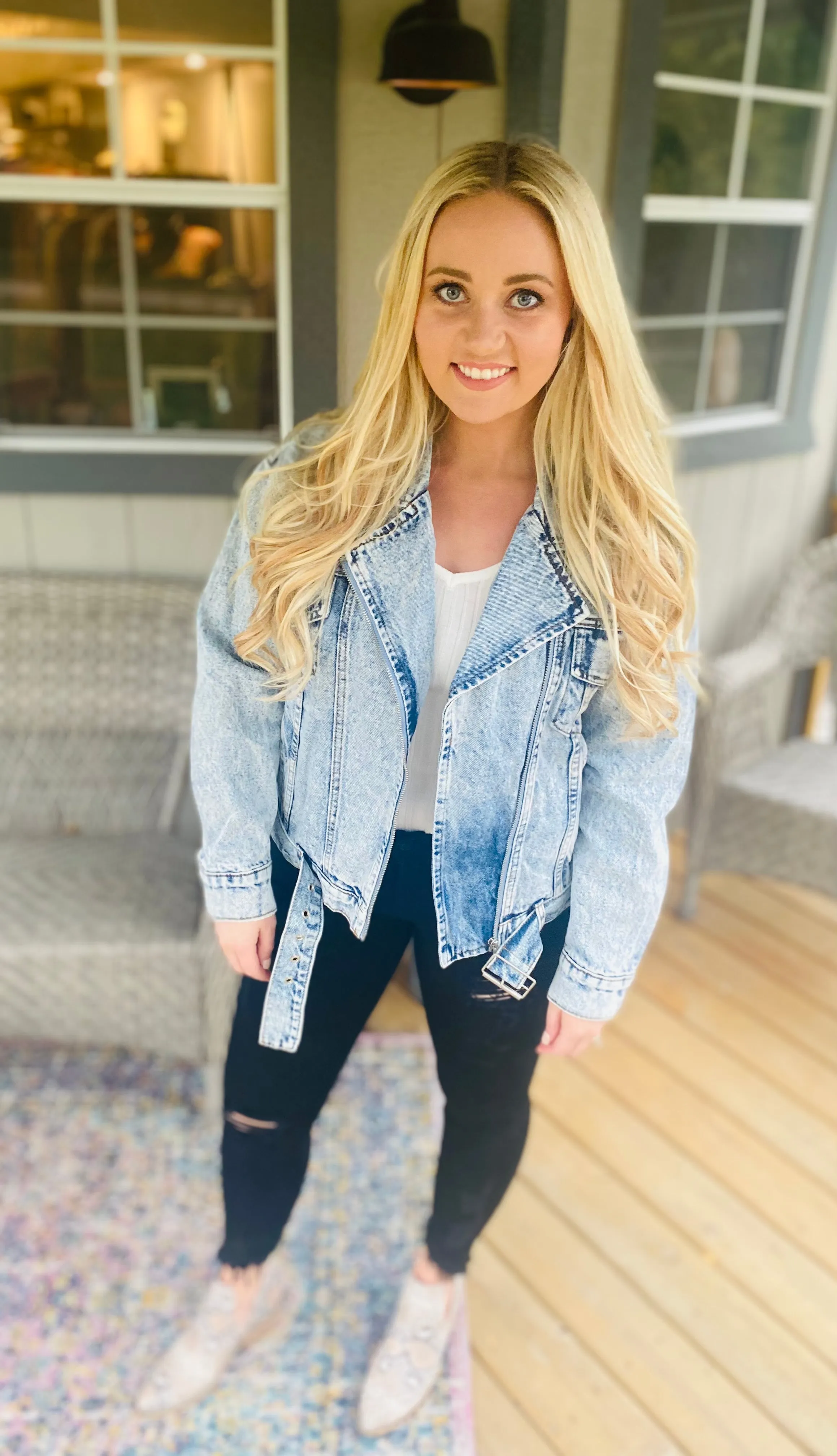 Moto Denim Jacket