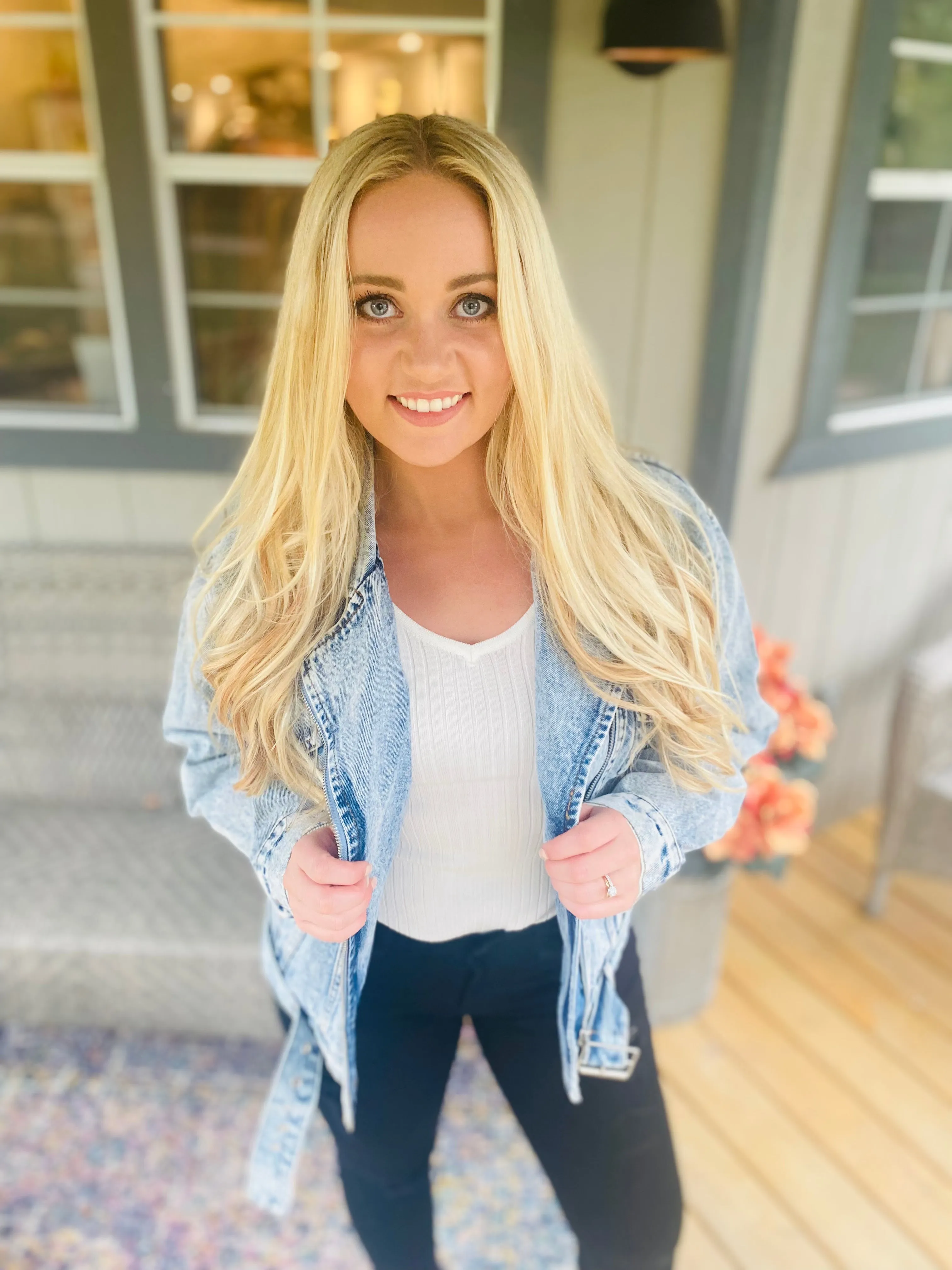 Moto Denim Jacket