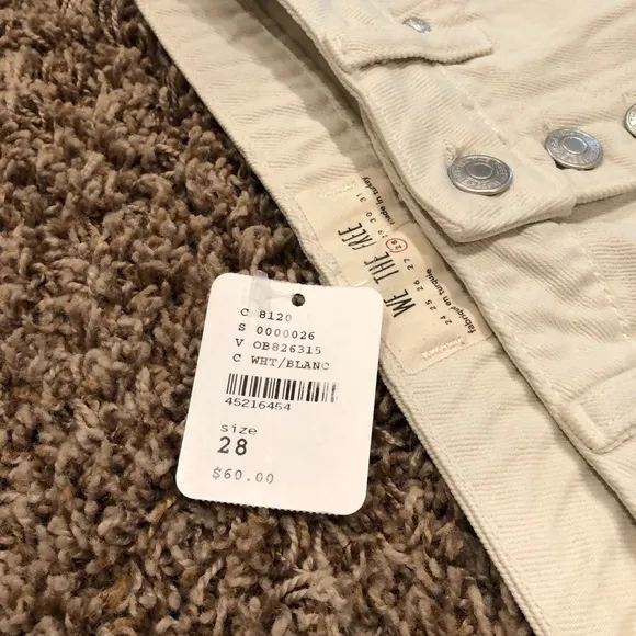 NWT Free People Denim A-Line Skirt