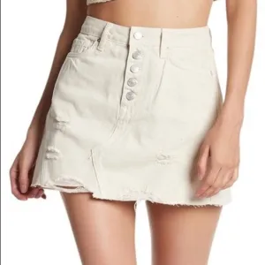 NWT Free People Denim A-Line Skirt