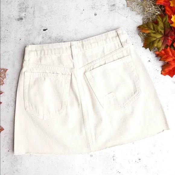 NWT Free People Denim A-Line Skirt