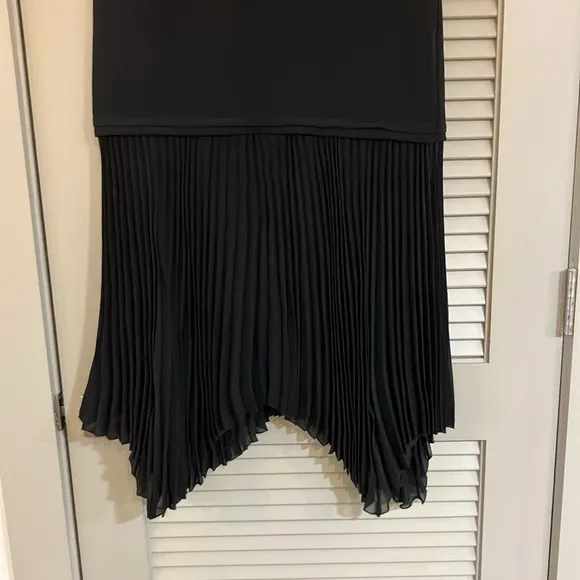 NWT Mint Velvet Black Sheer Mix Maxi Skirt Sz 4
