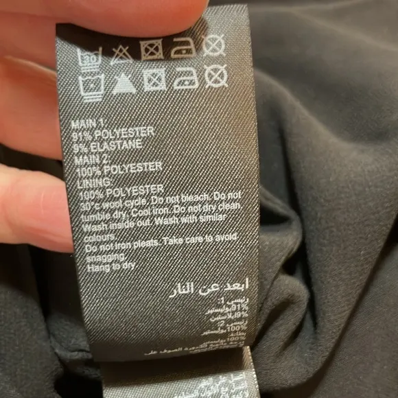NWT Mint Velvet Black Sheer Mix Maxi Skirt Sz 4