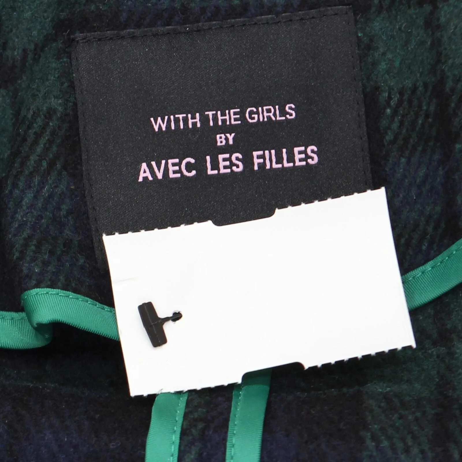 NWT With The Girls By Avec Les Filles Double Face Star-Print Raglan Coat. 712046