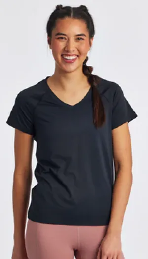 OISELLE ESSENTIAL BIRD V NECK SHORT SLEEVE WOMEN
