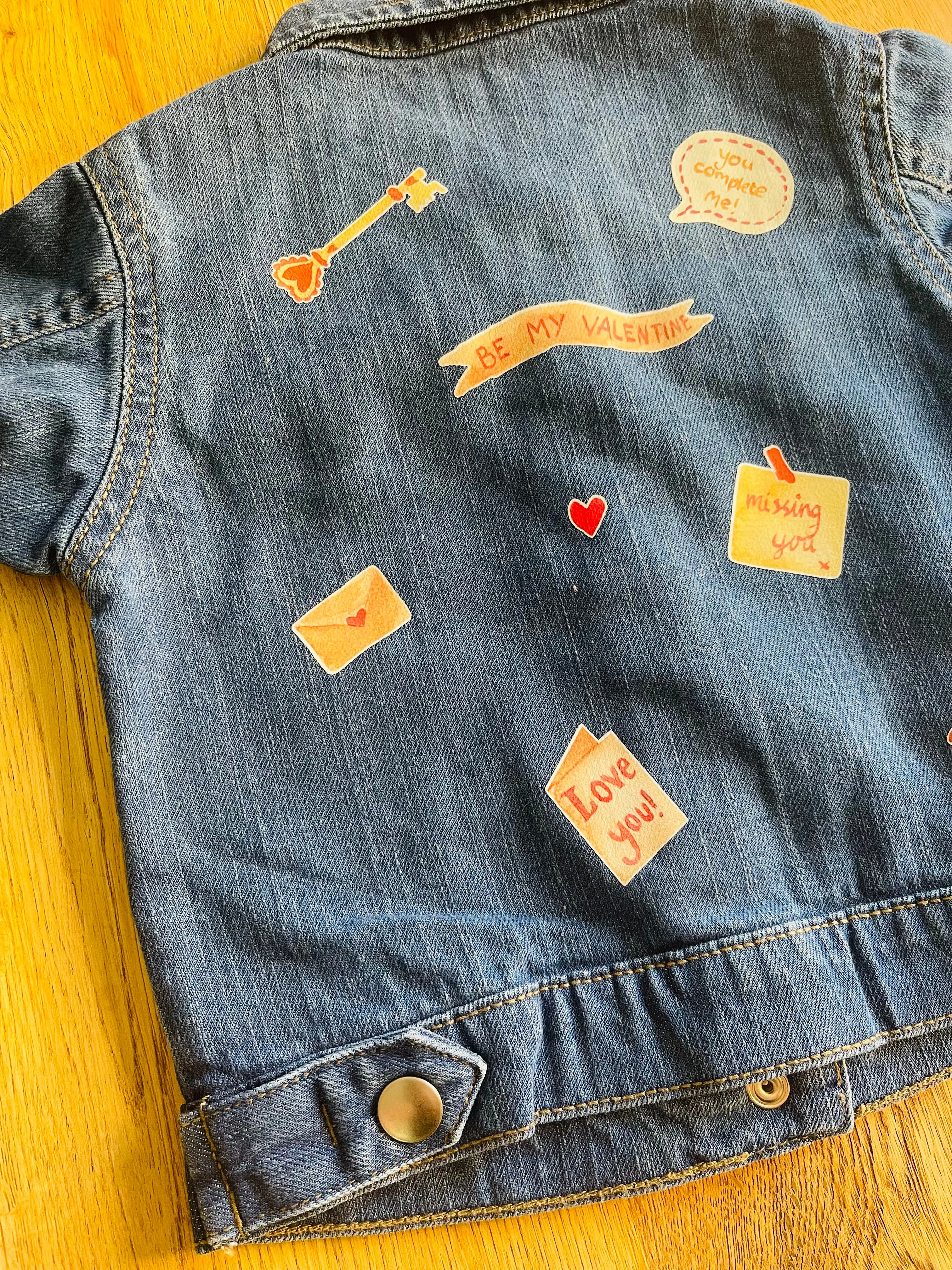 Organic Denim Jacket - Valentine's