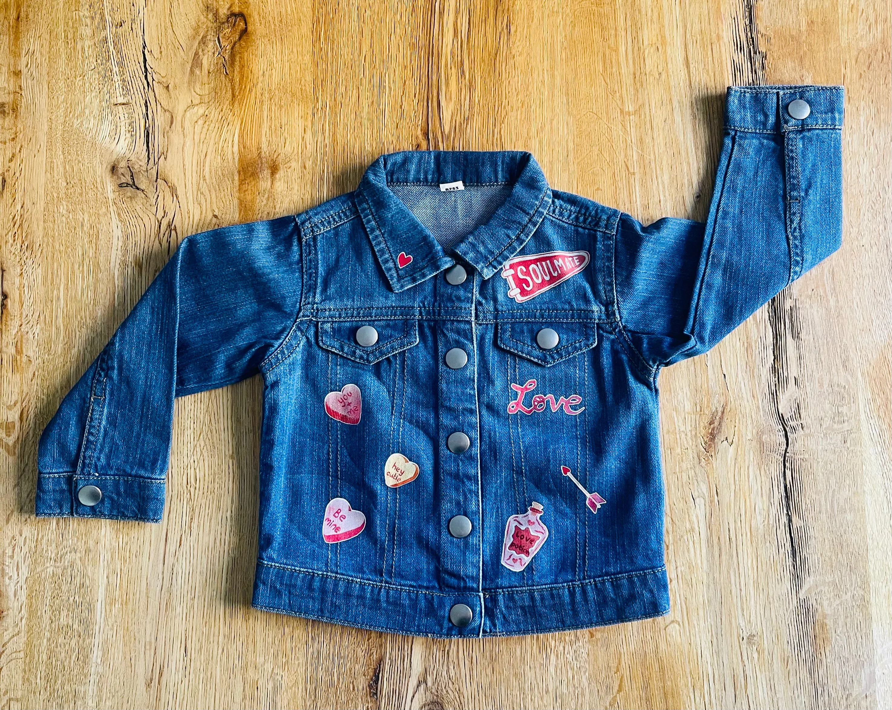 Organic Denim Jacket - Valentine's