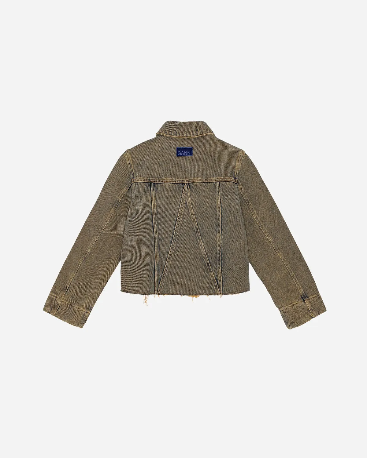 Overdyed Heavy Denim Jacket - Shitake