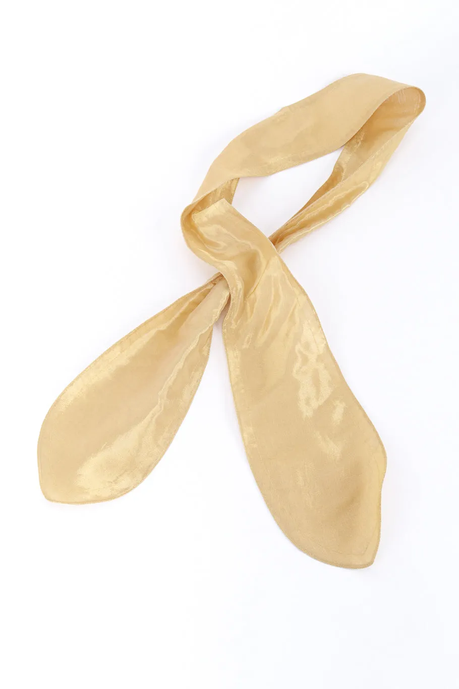 Oversized Golden Silk Trench Coat
