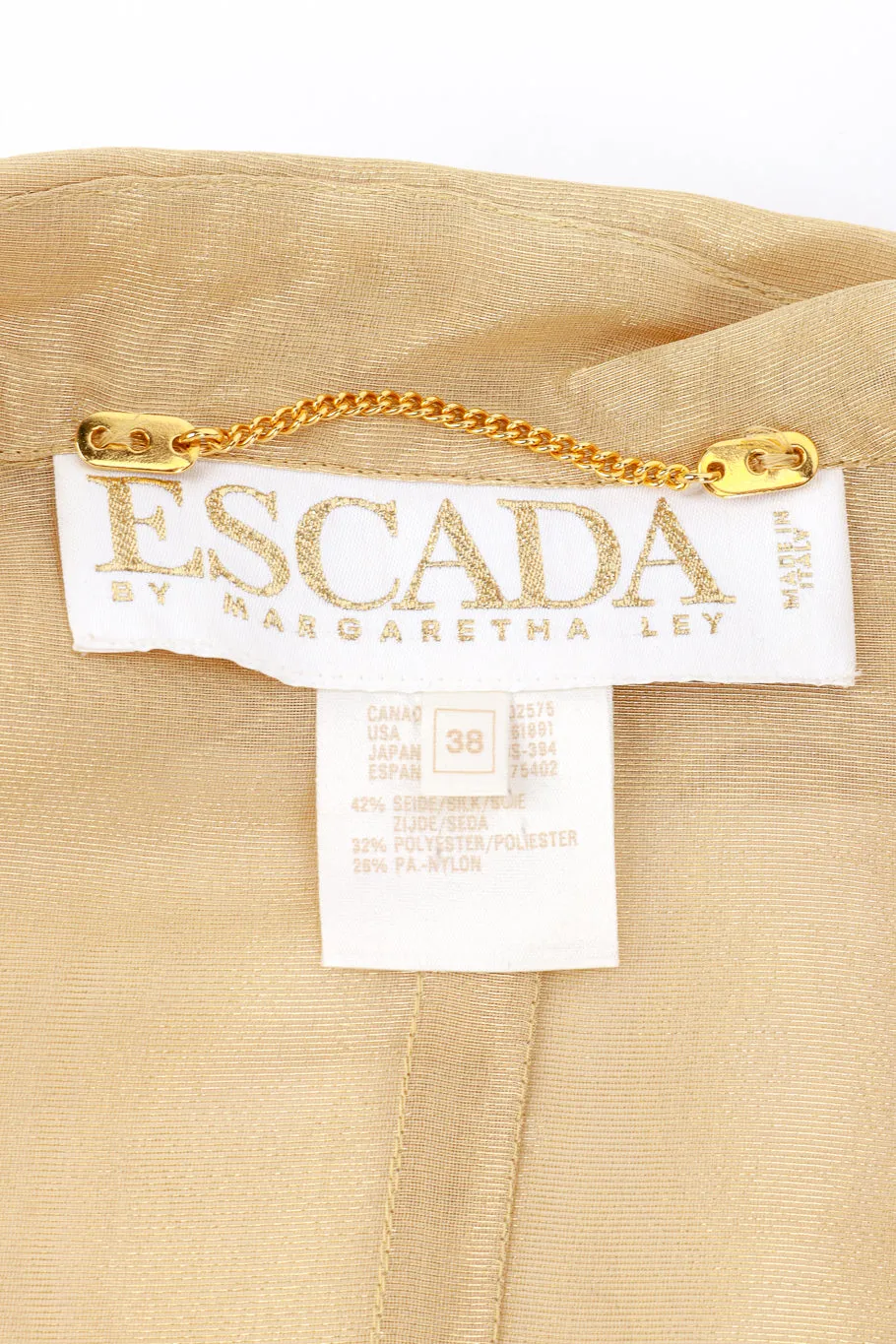 Oversized Golden Silk Trench Coat