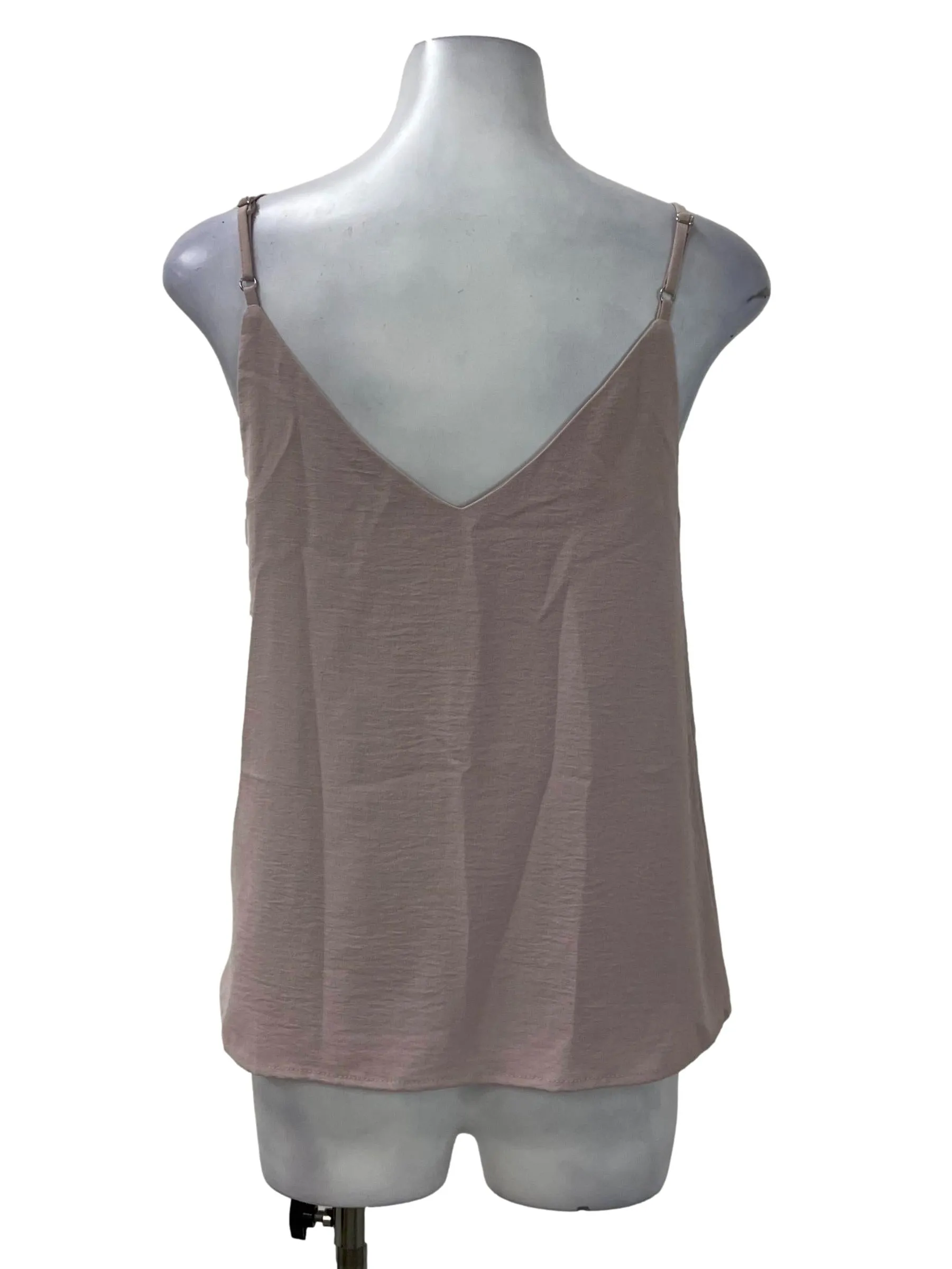 Pink V Neck Top