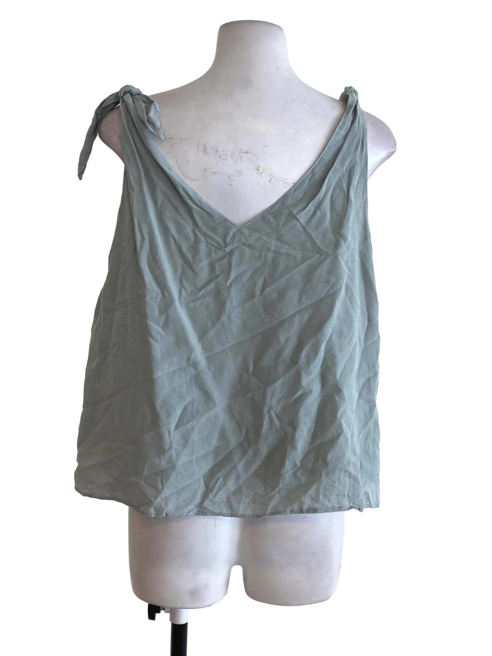 Pistachio V Neck Top TEM