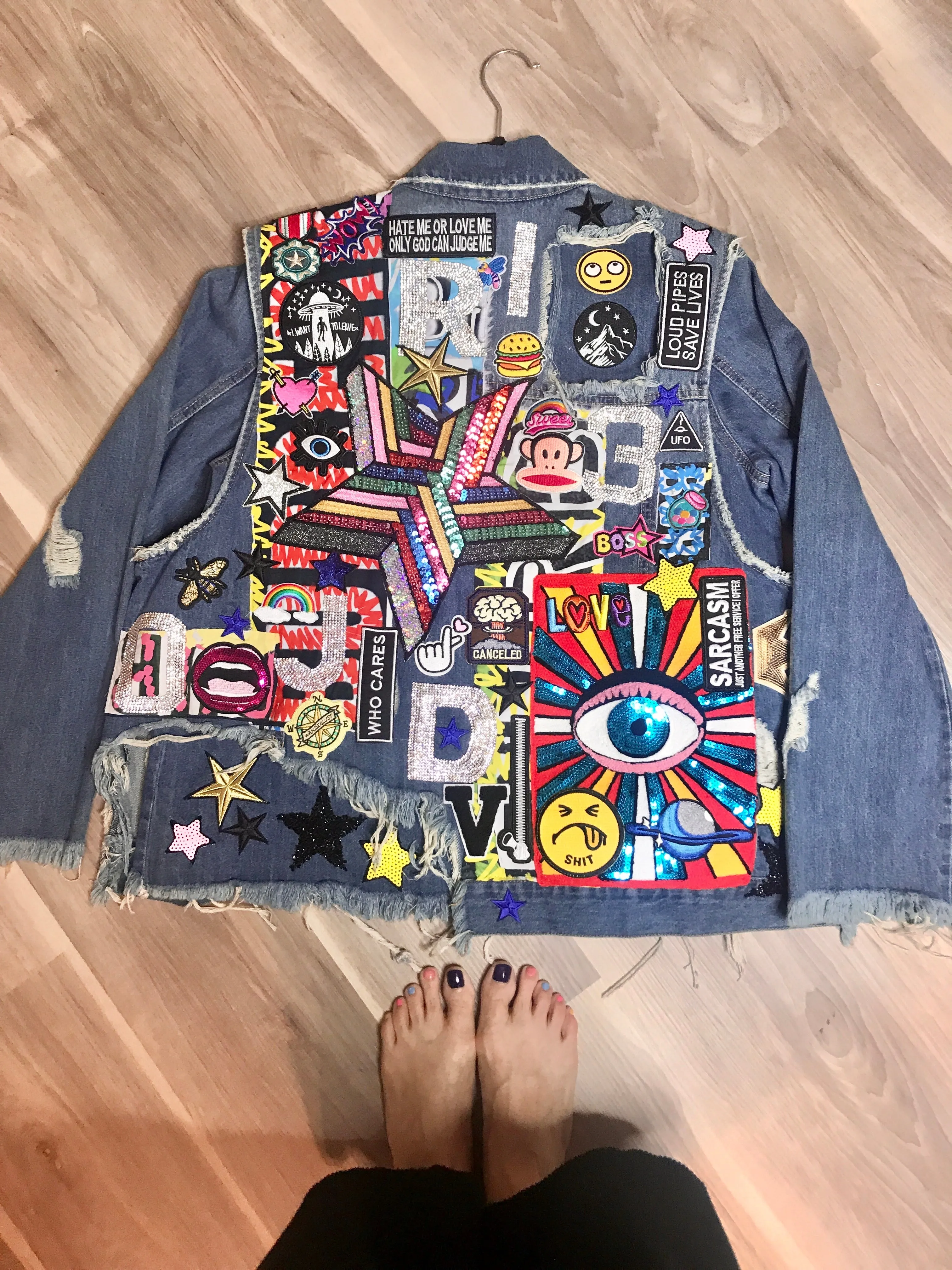 Planet NOSTALGIA Denim Jacket. Oversized