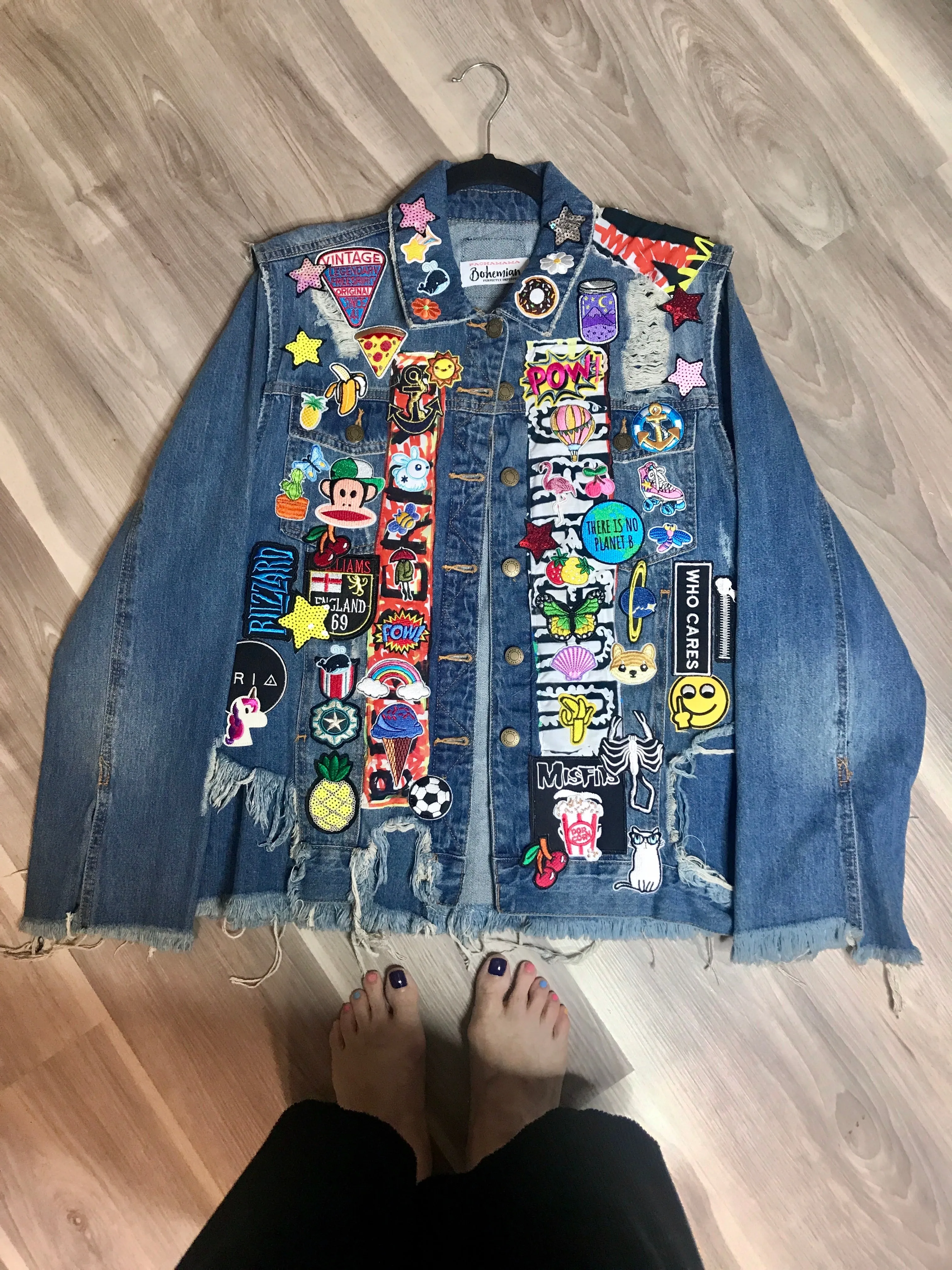Planet NOSTALGIA Denim Jacket. Oversized