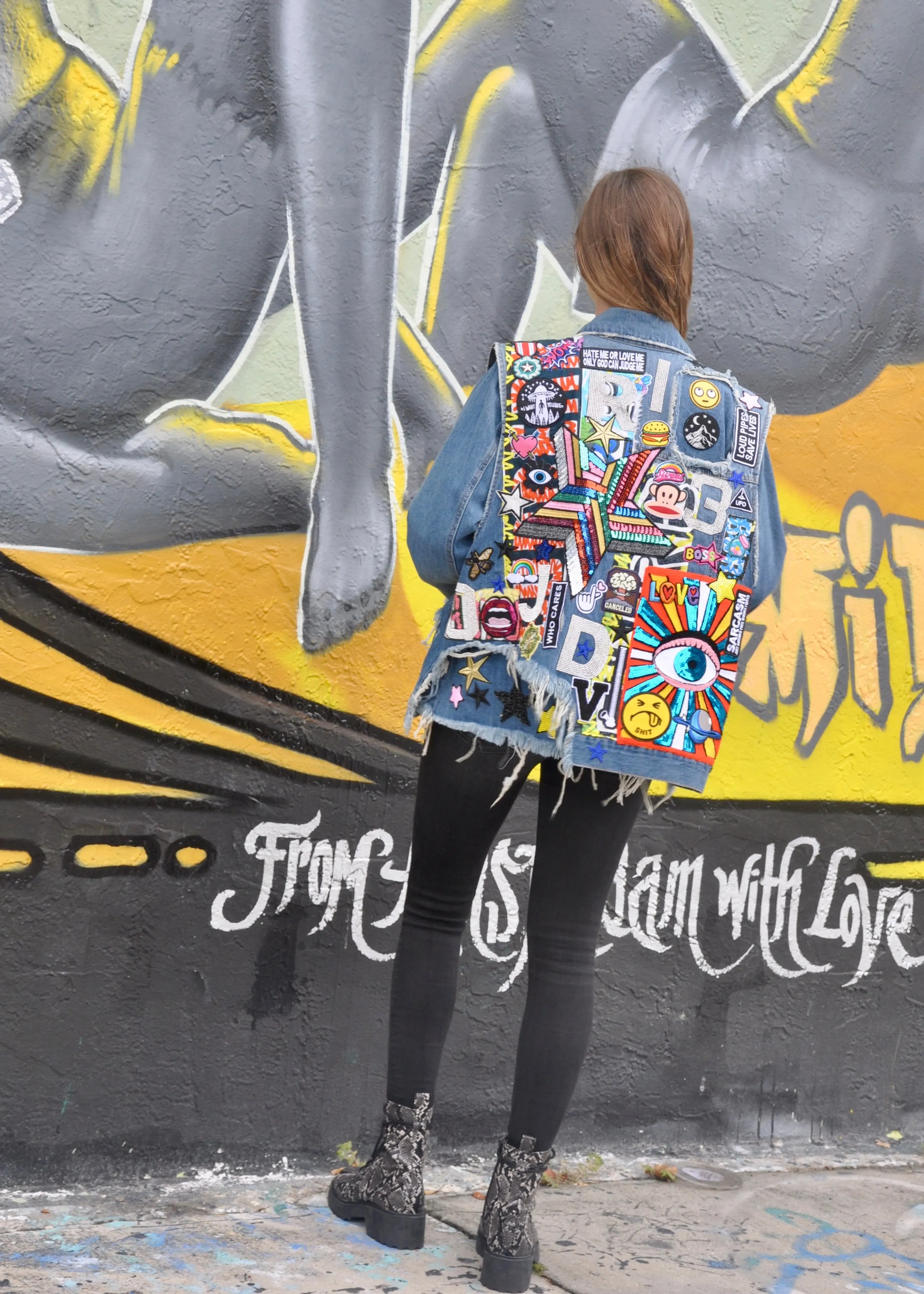 Planet NOSTALGIA Denim Jacket. Oversized