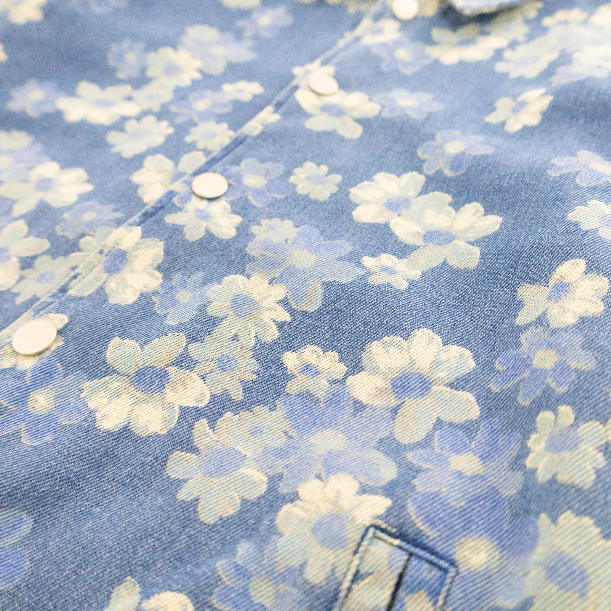 Pleasures Garden Denim Coach Jacket P23F005