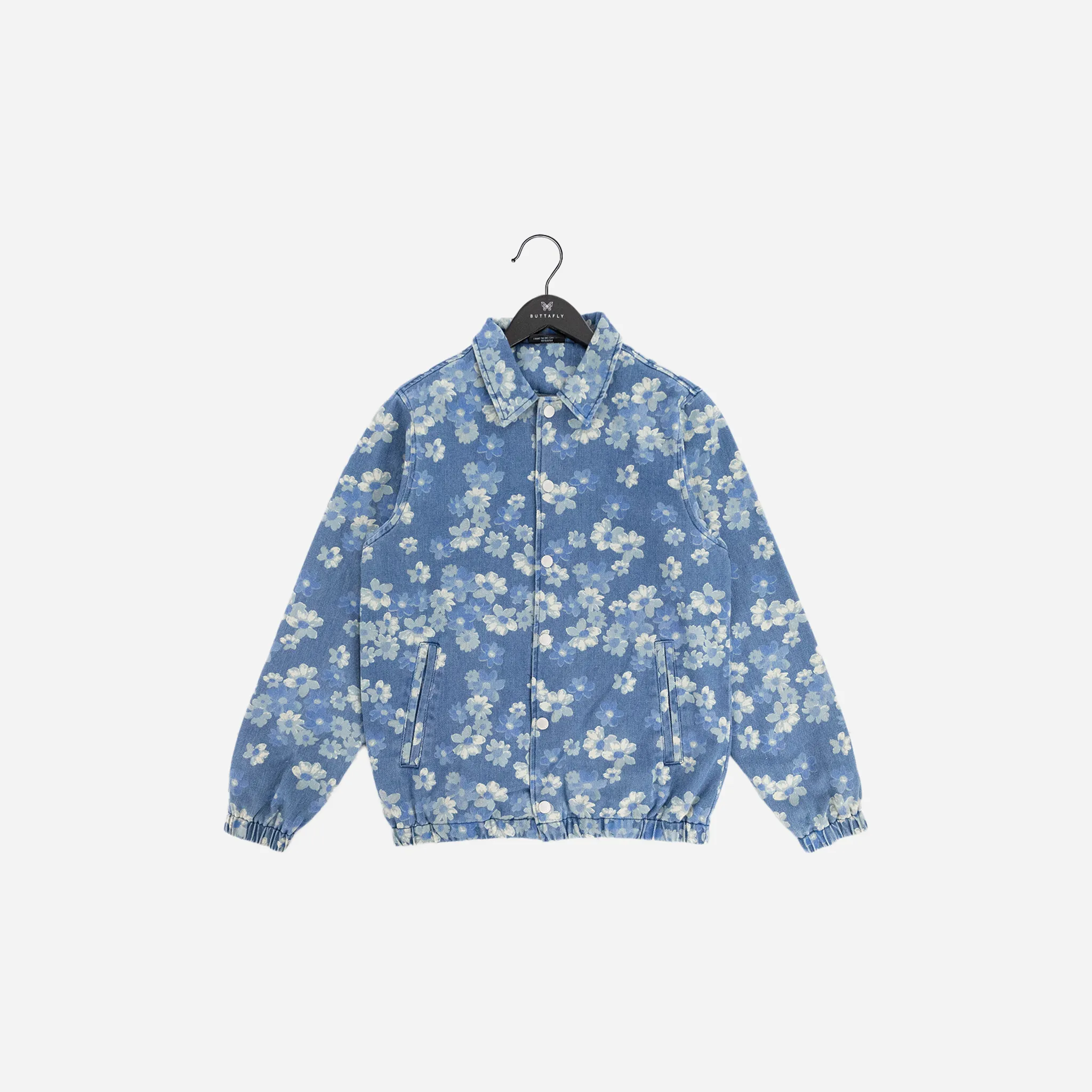 Pleasures Garden Denim Coach Jacket P23F005