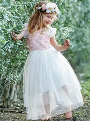 Pretty Perfect Textured Tutu Maxi Dress