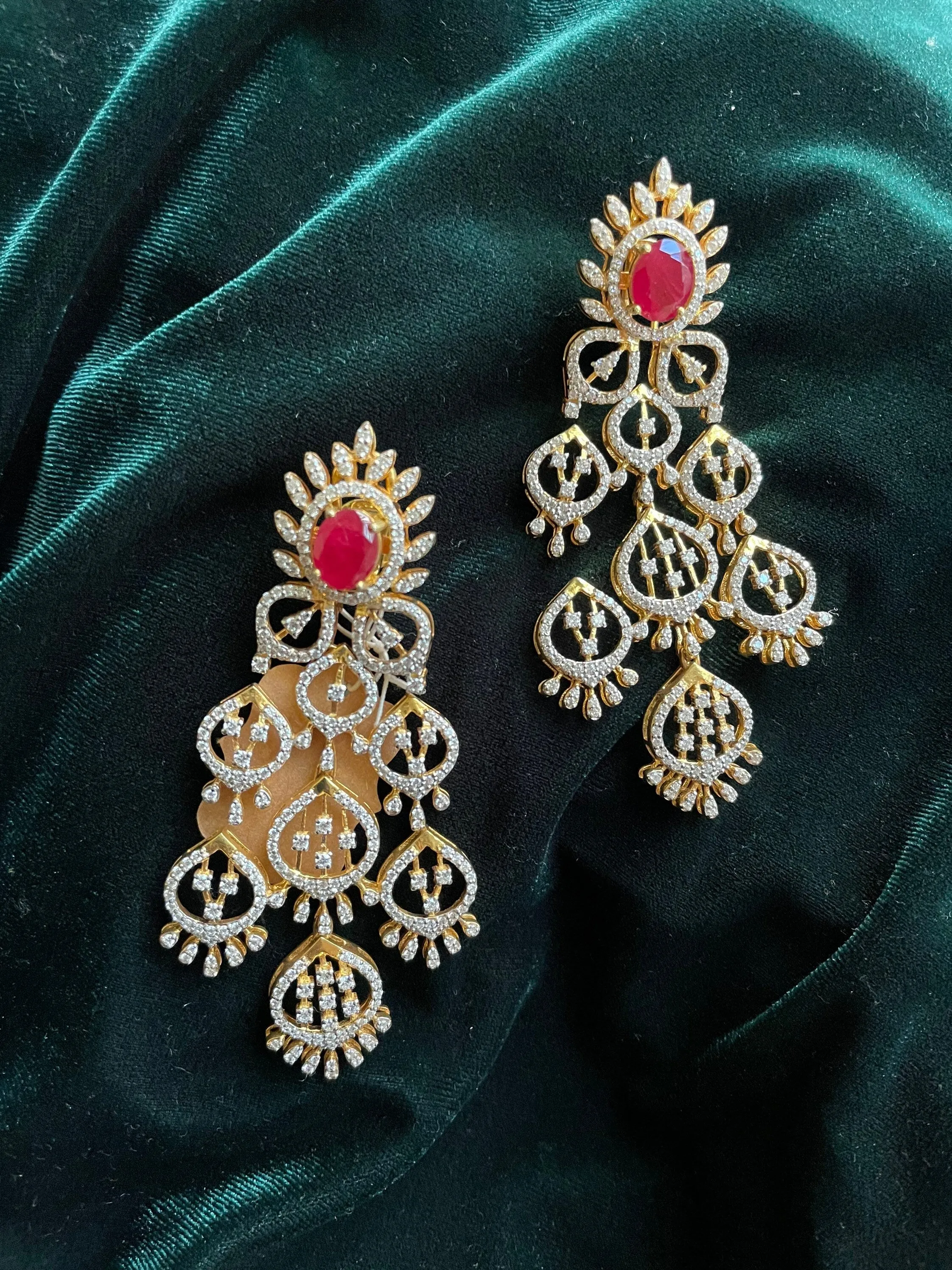 Pure Silver Jewellery Indian ,Big Studs,Big Indian Studs,Jhumkas,Indian Bridal,Indian Wedding Jewelry,pure Silver jewelry-NIHIRA-SHABURIS