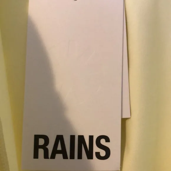 Rains Curve -hooded Trench Rain-coat with belt size XL New!