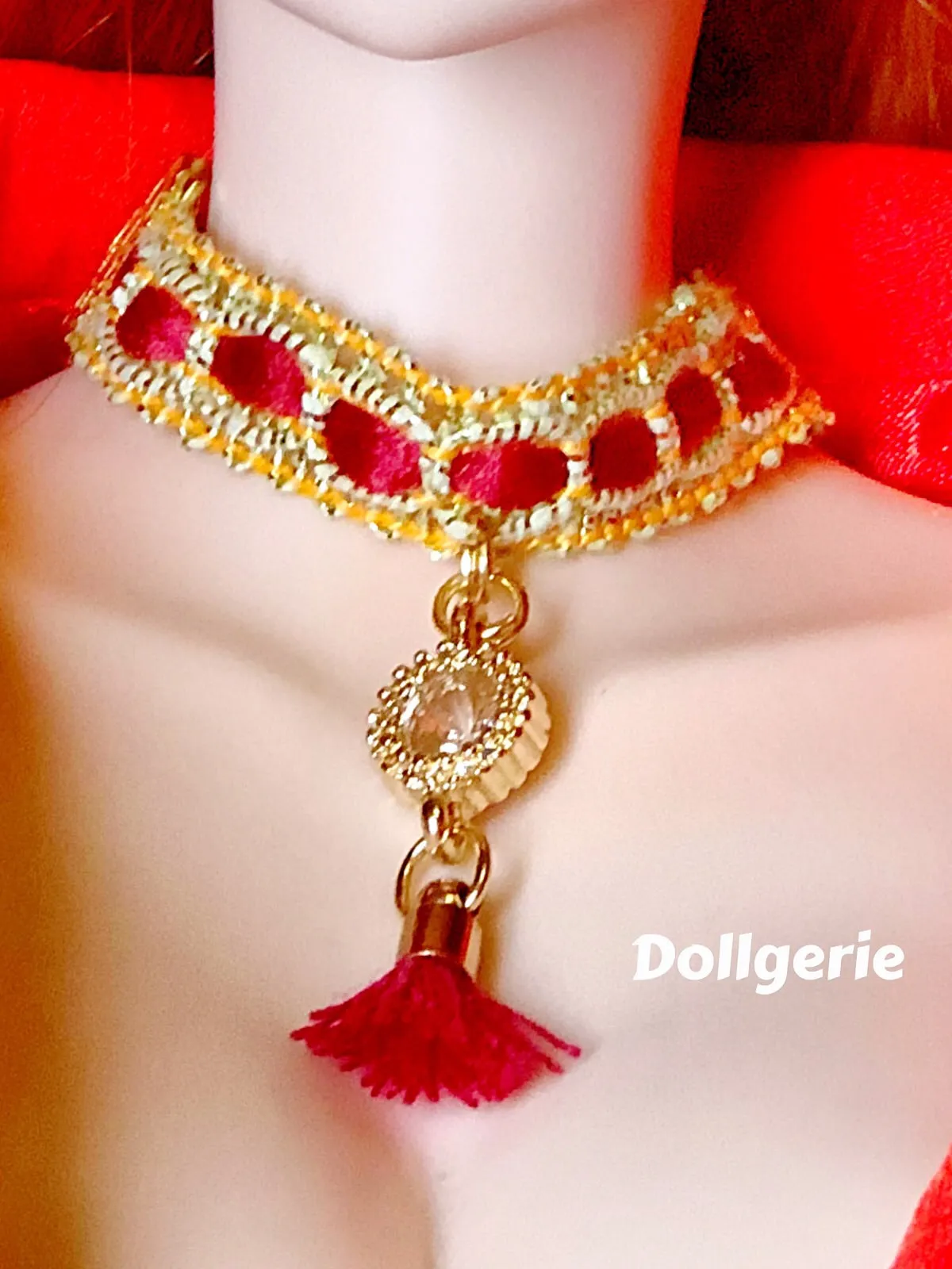 Red Fire Choker for SmartDoll/ DD doll