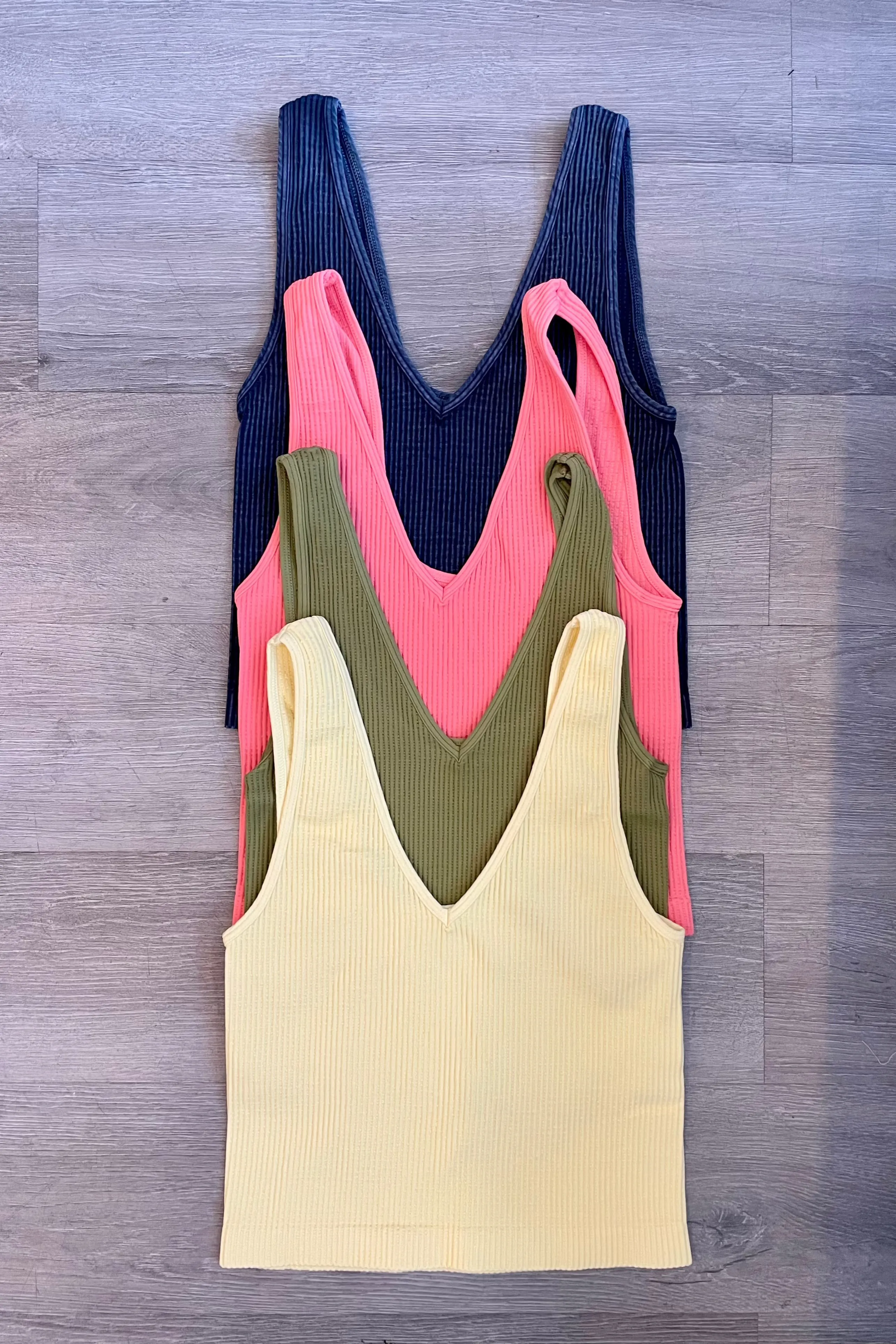 Reversible Crop Top Tank