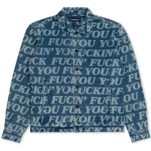 RIPNDIP Fuckin Fuck Denim Jacket Medium Washed
