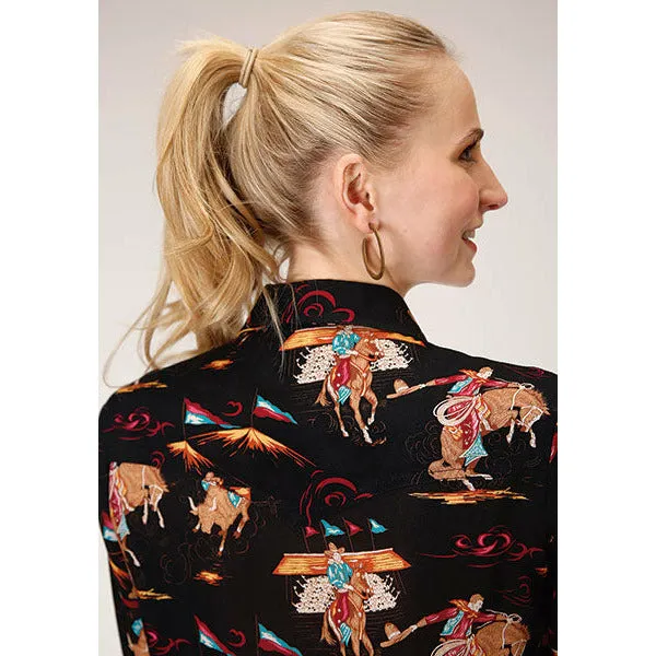 Roper Long Sleeve Saddle Bronc Button Up